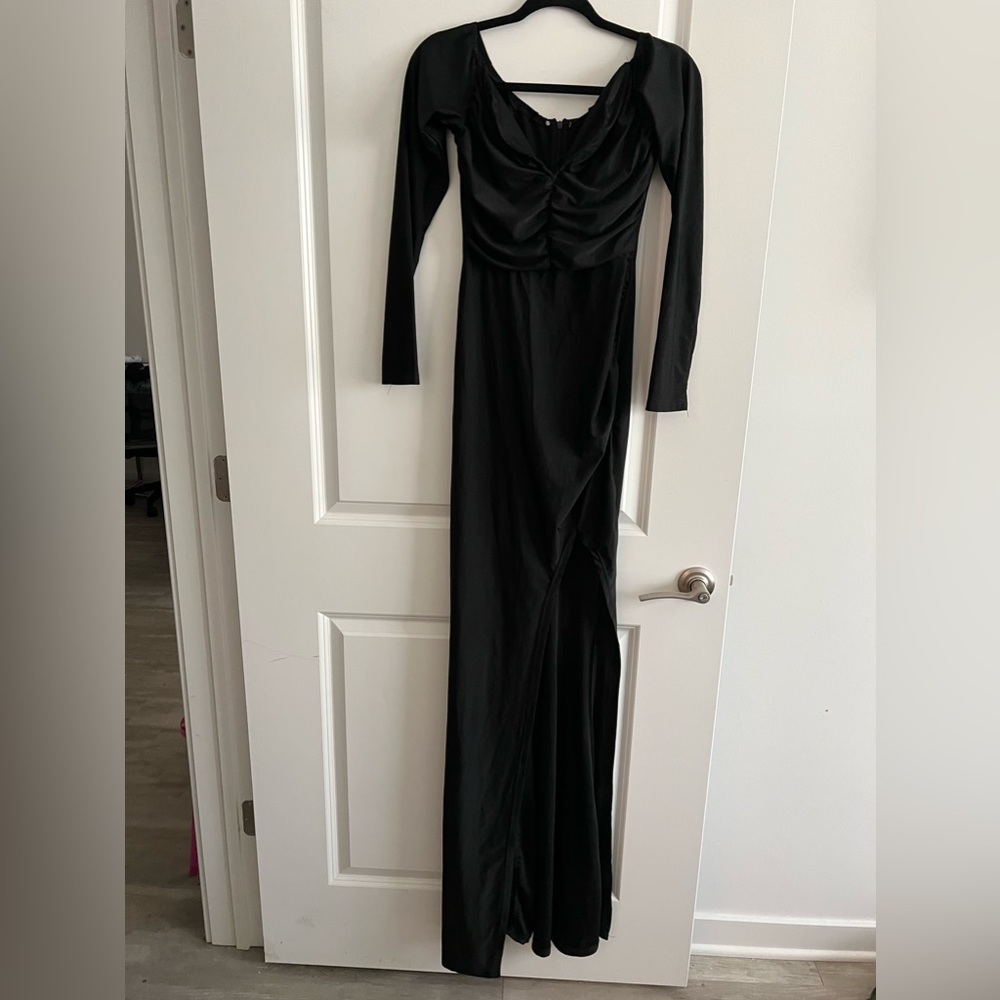 Long black dress